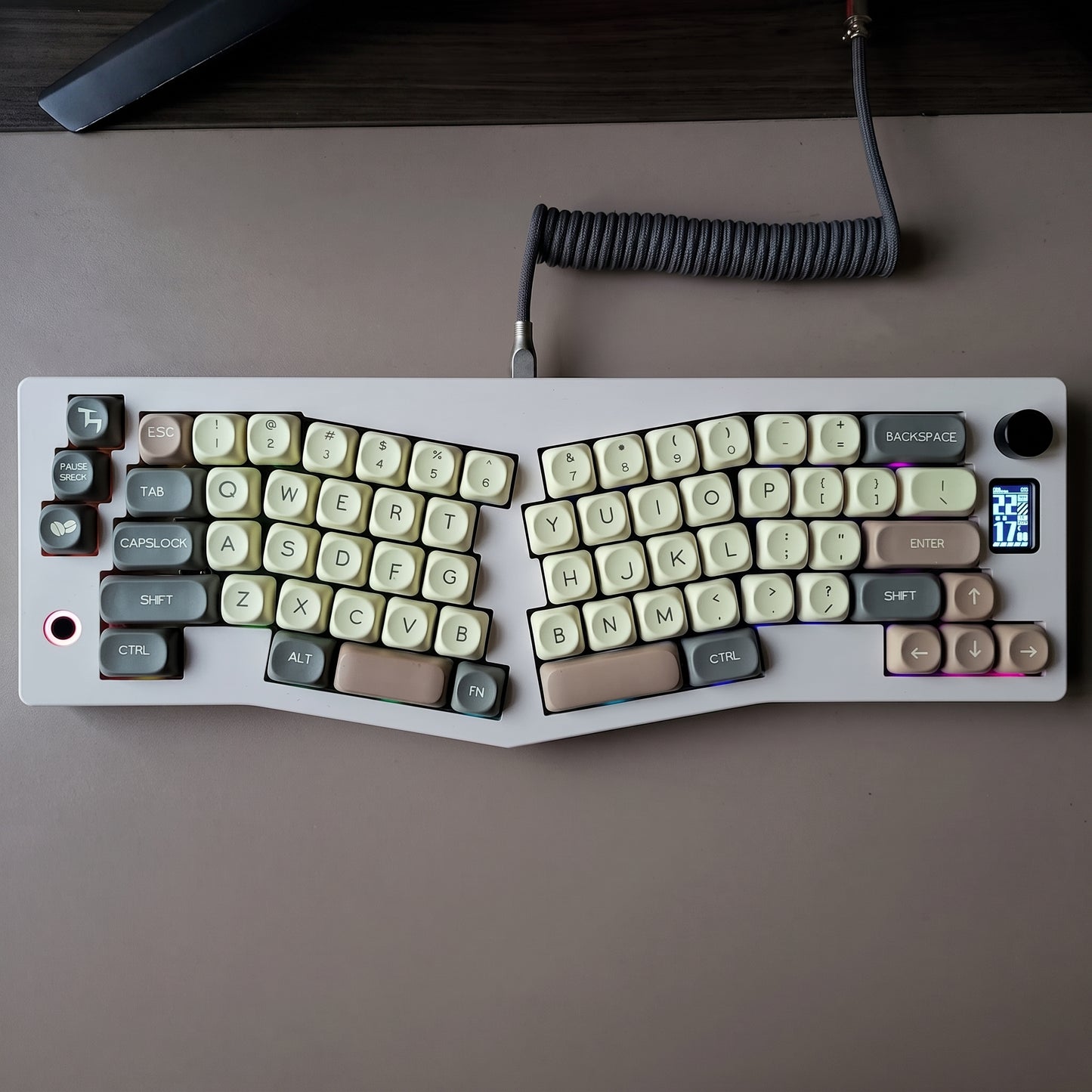 Keycaps Morandi | Perfil MOA | PBT | Layout Alice 7u & Estándar | Español ISO/ANSI