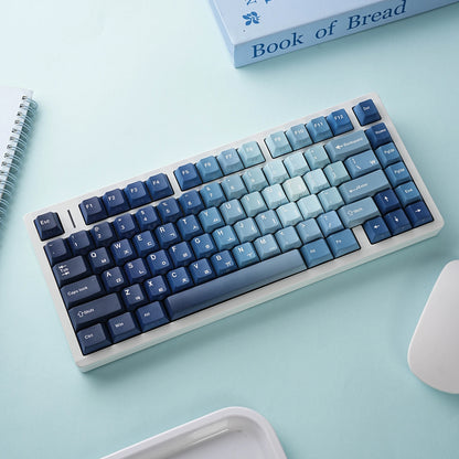 Keycaps Ocean Heart | Perfil Cherry | PBT Dye-Sub | Retroiluminación Lateral | Español