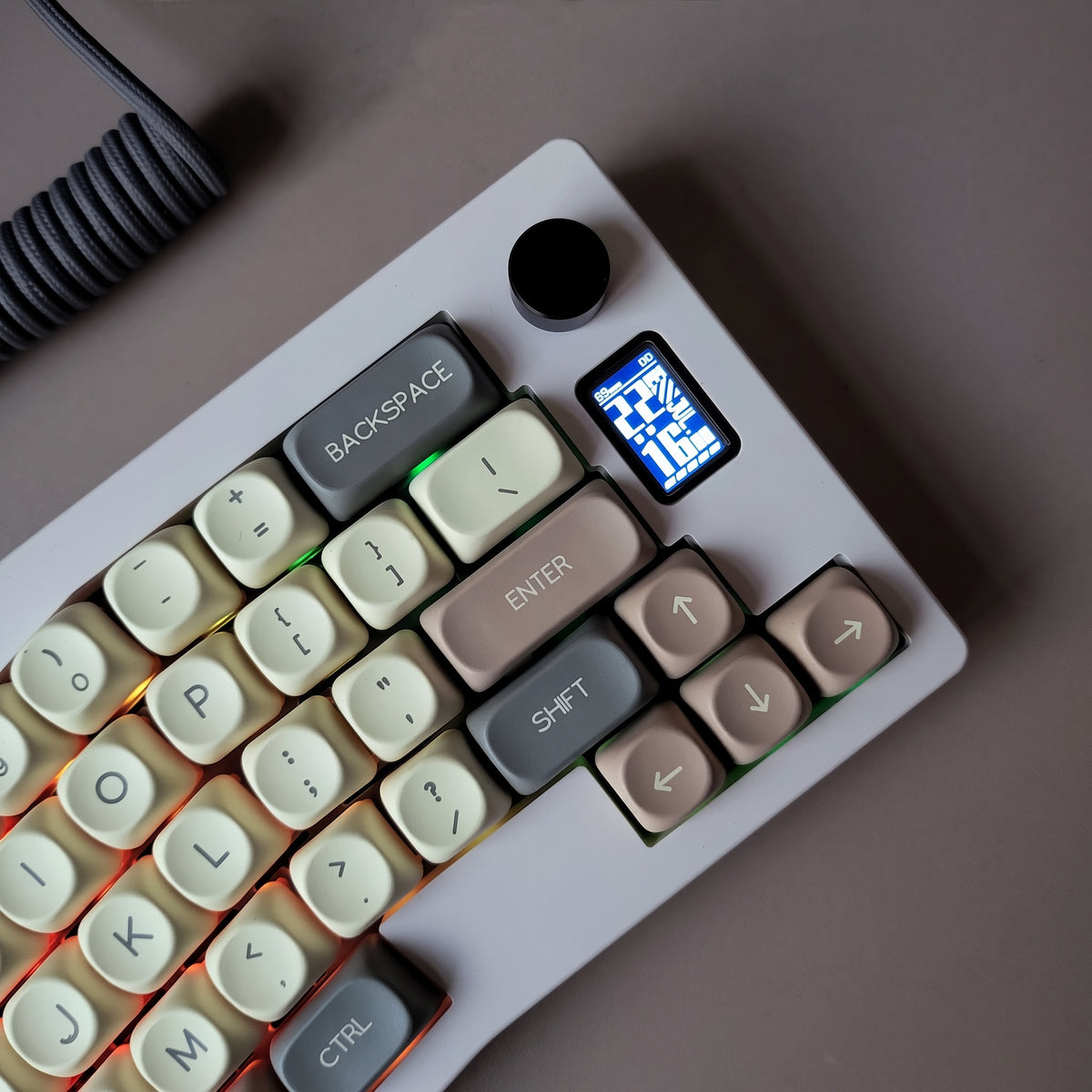 Keycaps Morandi | Perfil MOA | PBT | Layout Alice 7u & Estándar | Español ISO/ANSI